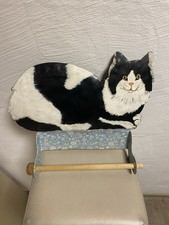 Wand Küchenrolle Halter Motiv Katze - Unikat