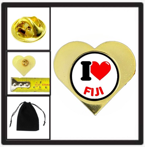 Love herz fidschi - fidschi, gold