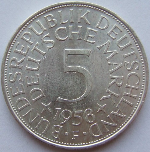 1958 silberadler brd j - 1958, f