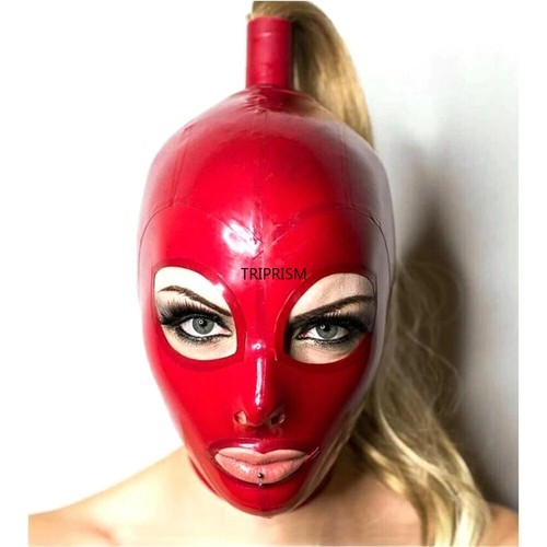 Latex gummi maske - latex/gummi,