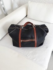 Reisetasche, schwarz, echt