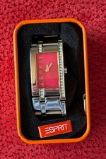 Esprit damenuhr violet red - damenuhr,