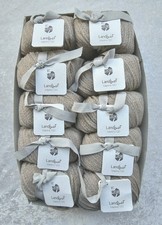 500g Lana Grossa Landlust Merino 120 Sh 104 braunbeige Lot 7701 Schurwolle