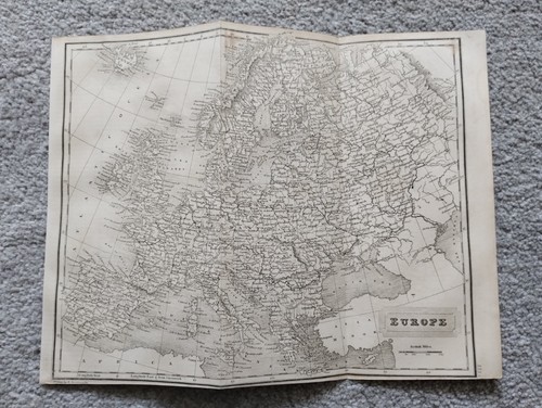 1829 antike vintage karte von - 1829, antike/vintage