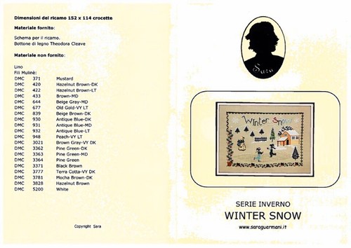 Sara guermani winter snow - sara,