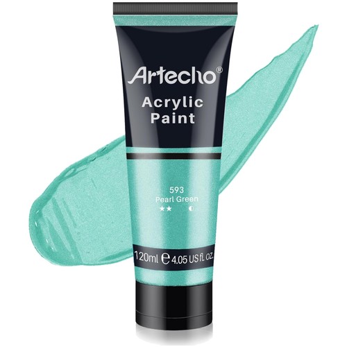 Acrylfarbe perlgrün 120 ml - perlgrün,,