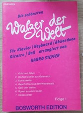 Die schönsten Walzer der Welt Folge 1 Klavier Gitarre Bass Akkordeon Noten