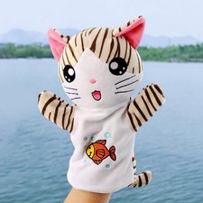 Handpuppen-Katzen-Wrestling-Ha