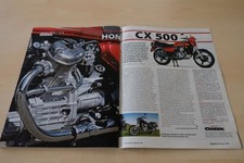 Motorrad 07/2012 Honda CX 500 mit 50PS in einer seltenen Vorstellung auf 2 Seite