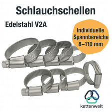 Edelstahl Schlauchschellen V2A