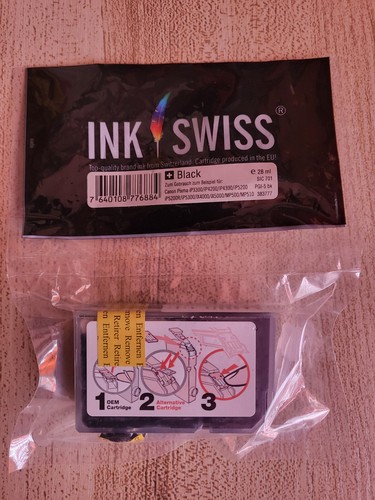 Druckerpatrone ink swiss black - druckerpatrone,