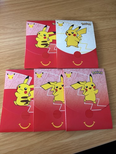 Booster pokemon mcdonalds - 5x,