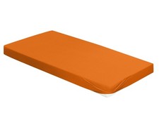 irisette Spannbettlaken MERKUR Biber BL 100x200 cm orange Spannbetttuch