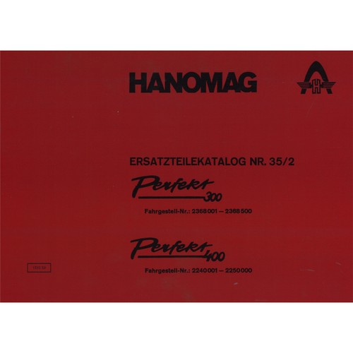 Hanomag schlepper perfekt 300 - hanomag,
