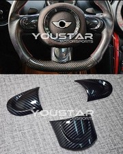 Carbon-Look LENKRAD-ABDECKUNGSSET für MINI R55 R56 R57 R58 R59 R60 R61 Cooper S