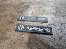 Karmann fender emblem badge - karmann,