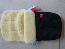 Kaiser Natura Medizinfell Fußsack Schwarz Neu