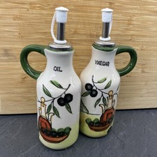 Keramik Olivenöl und Essig