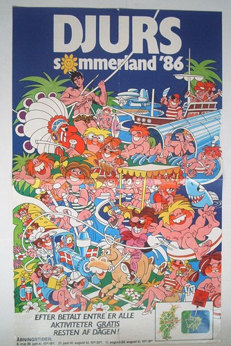 Djurs sommerland poster - sommerland,