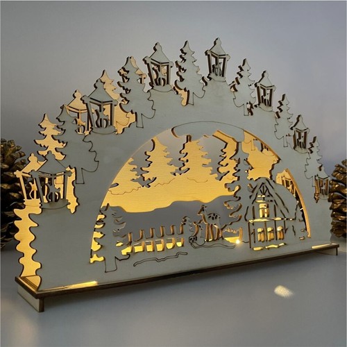 Bastelset lichterbogen holz - bastelset,