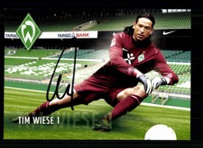Tim Wiese Autogrammkarte Werder Bremen 2011-12 Original Signiert