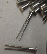 Zweispitznieten, 20 Stück, Farbe silber #3454#