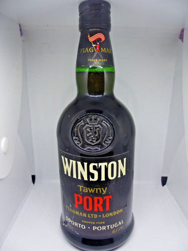 Flasche portwein winston - flasche, portwein,