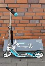 HUDORA BigWheel 205 türkis - höhenverstellbarer Roller / Scooter bis 100 kg