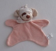 KIK Schmusetuch Hund mit braunem Fleck am Auge