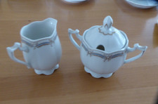 Hutschenreuther VIKTORIA  Azur ,  Zuckertopf und Milchkännchen