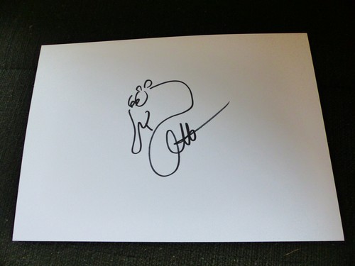 Otto waalkes autogramm - otto,