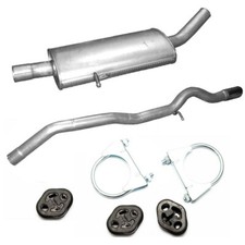 Komplette Auspuff + Anbausatz
