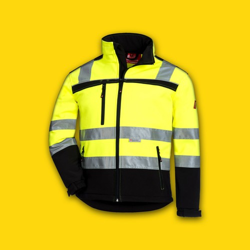 Warnschutz softshelljacke - warnschutz,