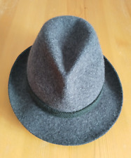 Trachtenhut Herren Loden hellgrau Gr. 56