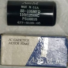 Motor start capacitor - aero, m