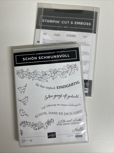 Stempelset schön schwungvoll - stempelset,