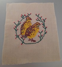 STICKBILD, KREUZSTICH, FERTIG