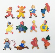 WHW - Holzfiguren, Die zwölf Monate,  komplette Serie, 1938
