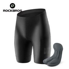 ROCKBROS Herren Fahrradhose Atmungsaktive Kurz Radlerhose 3D Sitzpolster Shorts