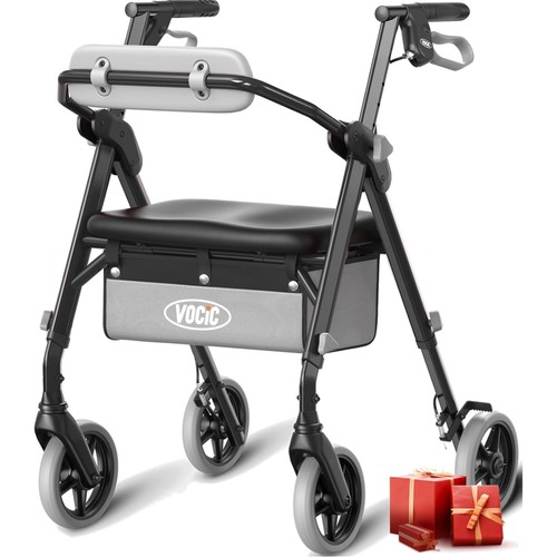 Rollator faltbar leicht sitz - rollator,