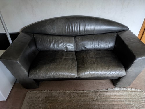 Rolf benz ledersofa sitzer - rolf,