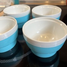 4x DDR Eisbecher Schale Plastik