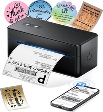 DHL Etikettendrucker mit Bluetooth, 4x6 Versandetiketten Drucker, 2410BT Thermod