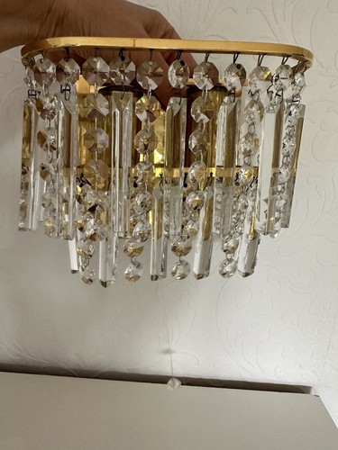 Alte wandlampe goldfarben - wandlampe,