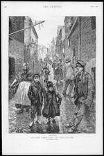 1888 antiker Druck - IRELAND