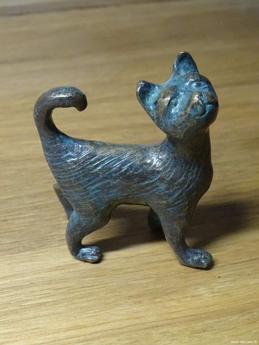 Rottenecker bronzefigur katze - rottenecker,