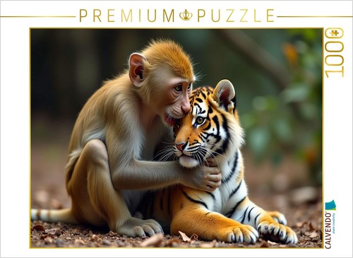 Calvendo puzzle äffchen mit - calvendo,
