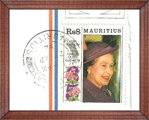 Briefmarke mauritius queen - mauritius,
