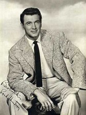 Rock Hudson signiertes Foto -