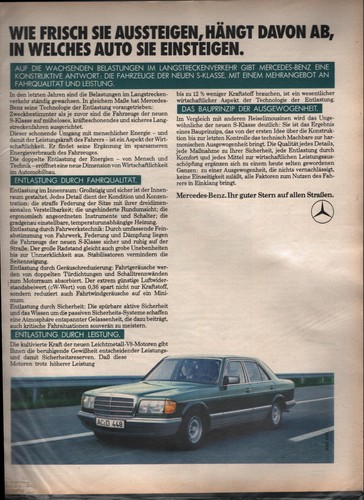 Mercedes werbeanzeige werbung - mercedes,